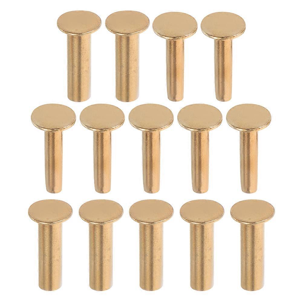 7Pairs Golden Copper Rivets Kitchen Handle Screw Fixing Kit
