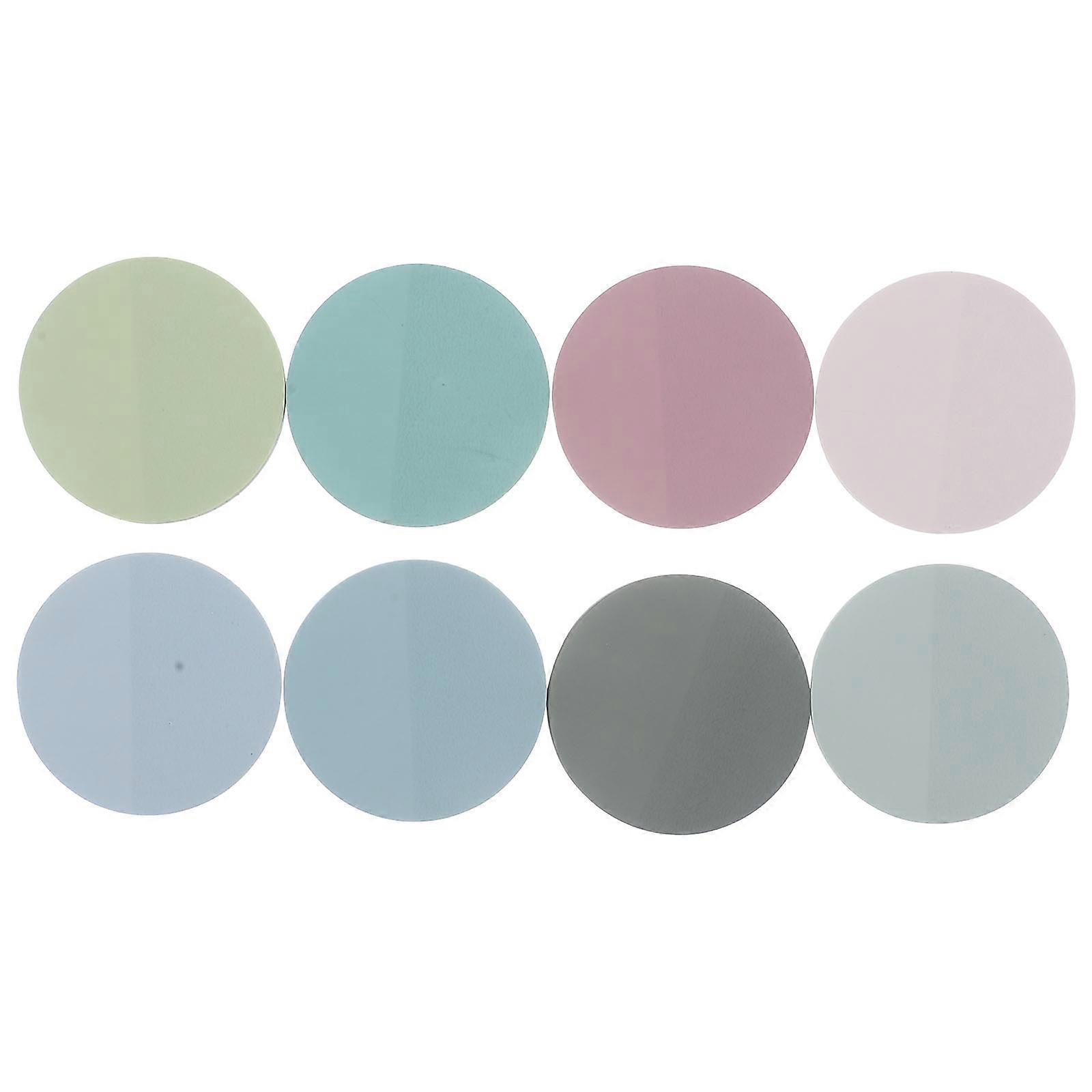 Transparent Memo Pads Round Memo Sticker for Note 400 Sheets Assorted Color