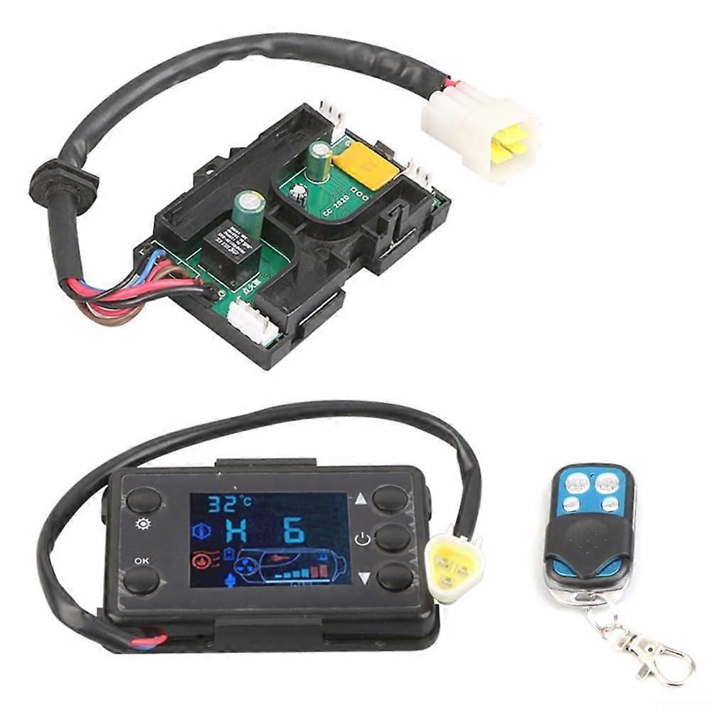 Diesel Air Heater Remote Control with LCD Display, 12V Universal Controller for 3KW 5KW 8KW