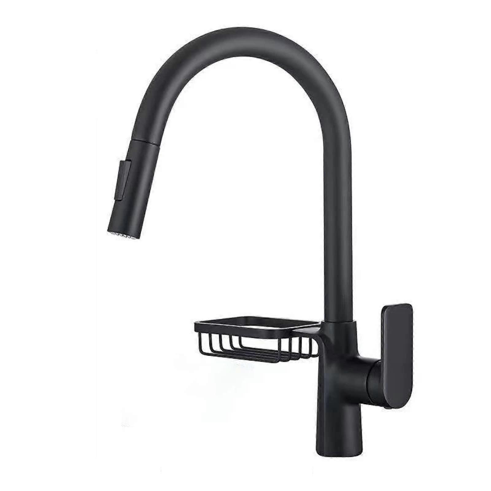Kitchen Faucet with Pull Down Sprayer, Single Handle 360° Swivel, Dual Spray Modes Mixer Tap