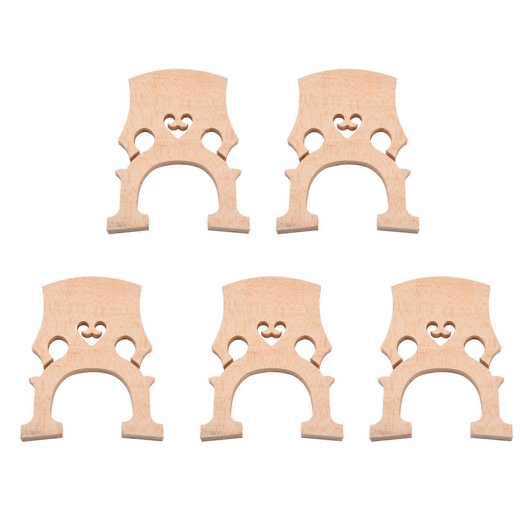 5X Professional Cello Bridge for 4/4 Size Cello Exquisite Maple Material