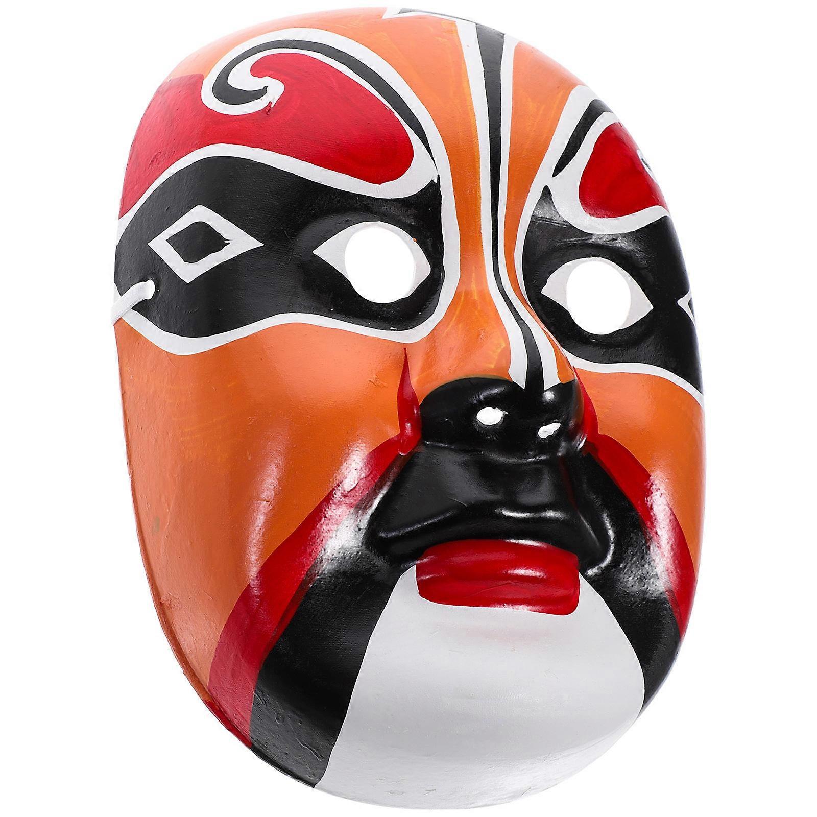 Chinese Opera Mask Party Mask Suitable for Craft Use Multi Color