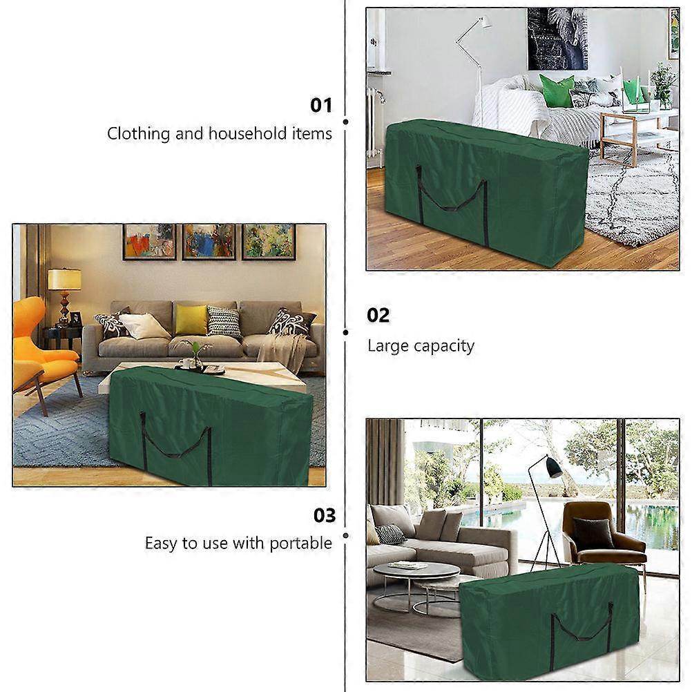 Storage Bag Thickened Oxford Fabric Rectangular Foldable Large Volume Outdoor Household Use 1Set