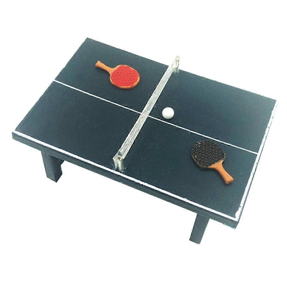 Mini House Accessory Table Tennis Set for Kids Playing with 1Set