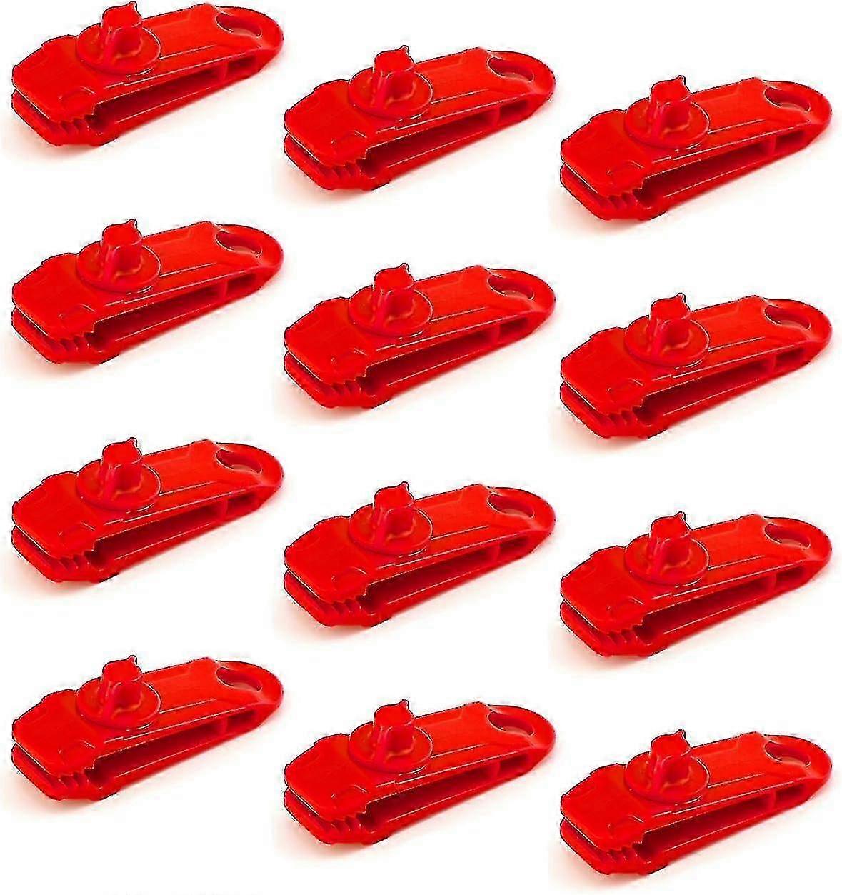 12 Pieces Set Of Locking Clips Multi-function Secure Tarp Clips For Camping Canopy Activities Db 2025