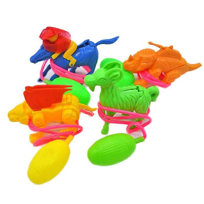 Jumping Toys for Playing 8Pcs Fun Bouncing PVC Horses