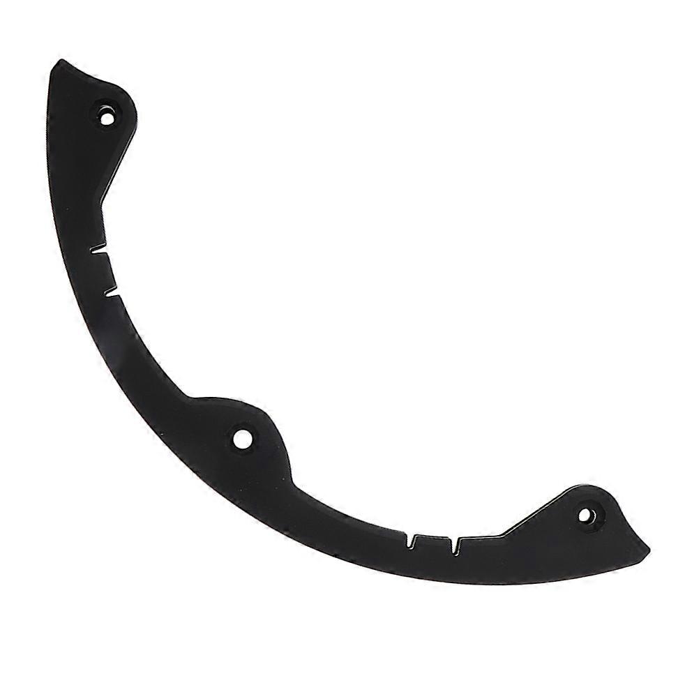 Snowboard Deck Bumper Guard for Collision Damage 1Set Pbt Black