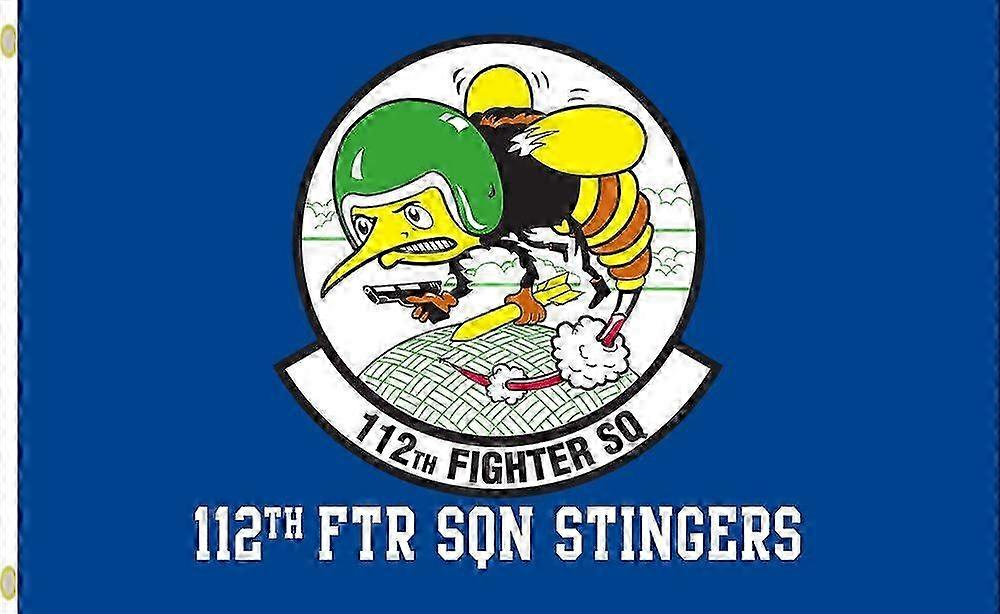 Usaf 112th Fighter Squadron Stingers Single-sided Flag Banner