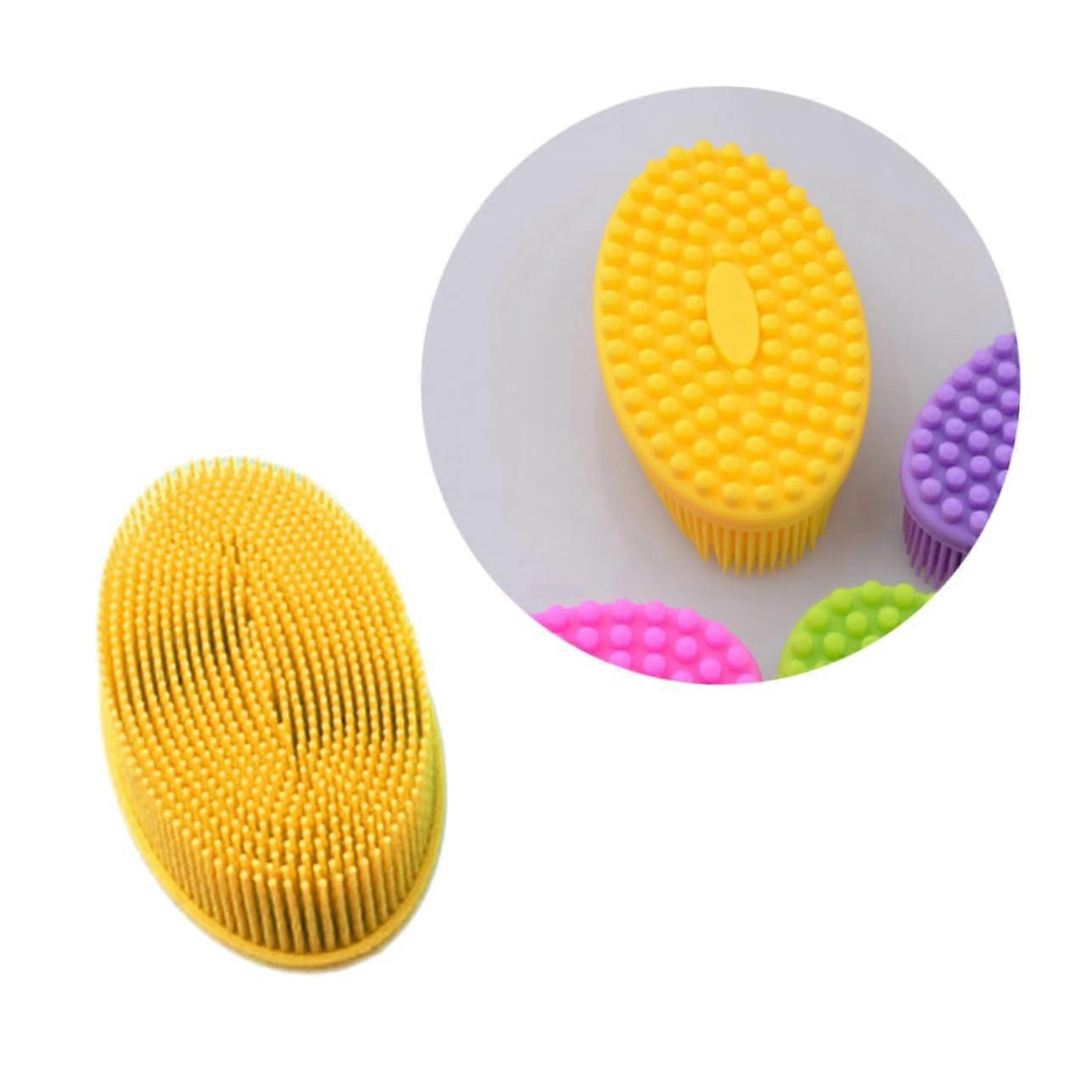 Silicone Body Scrubber with Massage Function for Gentle Skin Exfoliation and Deep Cleansing