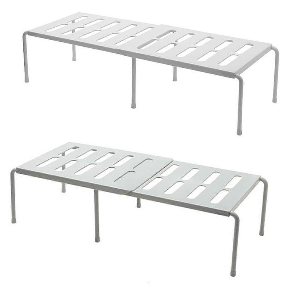 Kitchen Storage Rack Layered Shelf for Shoe Organization 4Pcs Plastic Rack