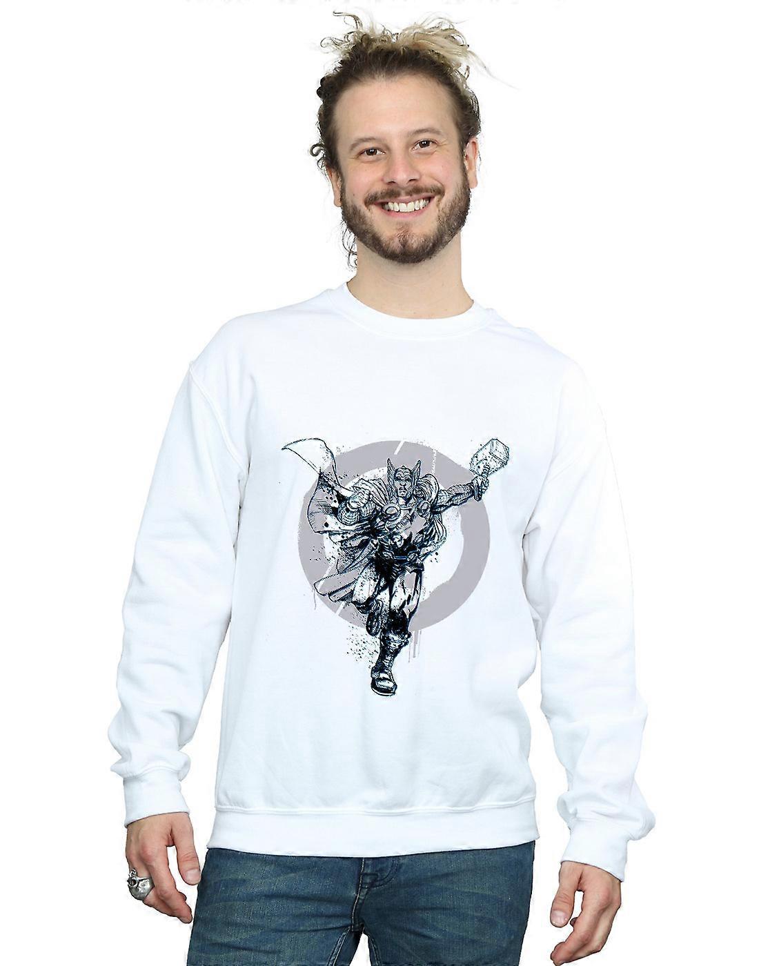 Marvel Thor círculo camisola homens