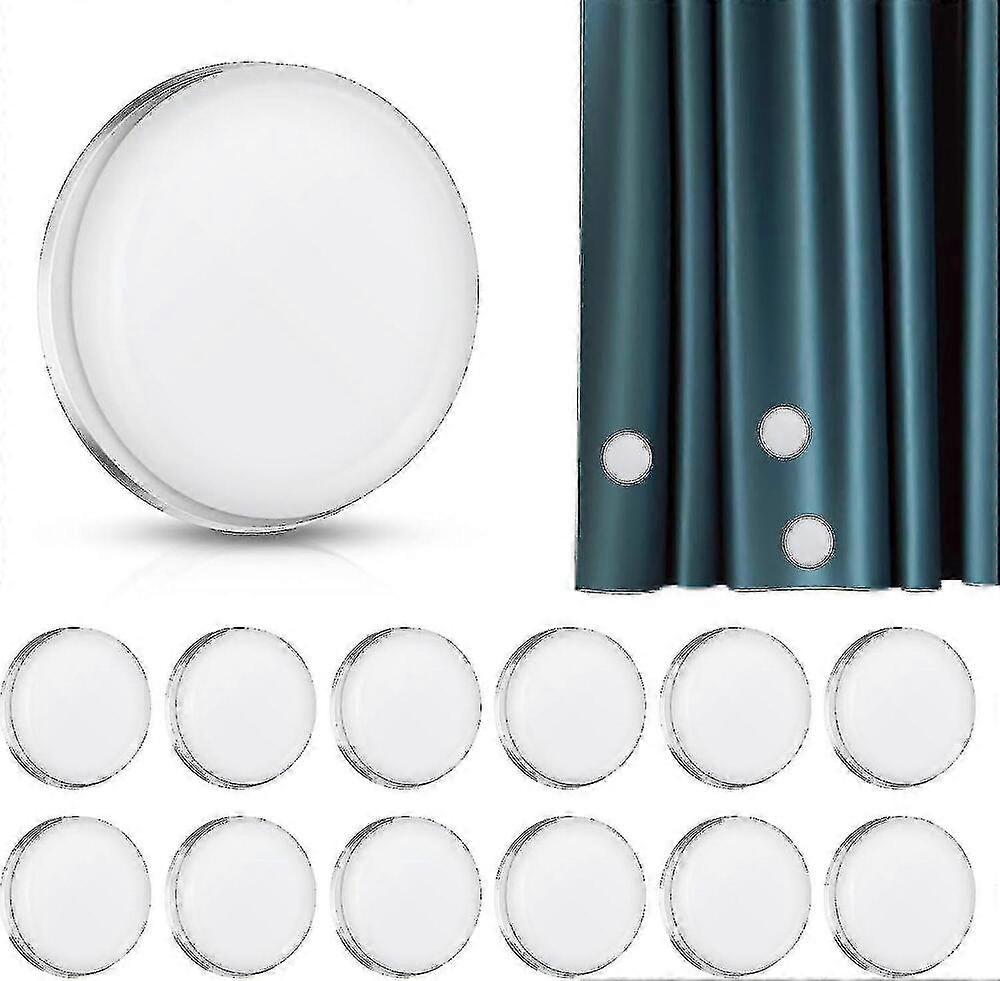 12pcs Strong Magnetic Shower Curtain Weights, Round Magnetic Curtain Weights, Prevent Curtain Liner From Blowing Around