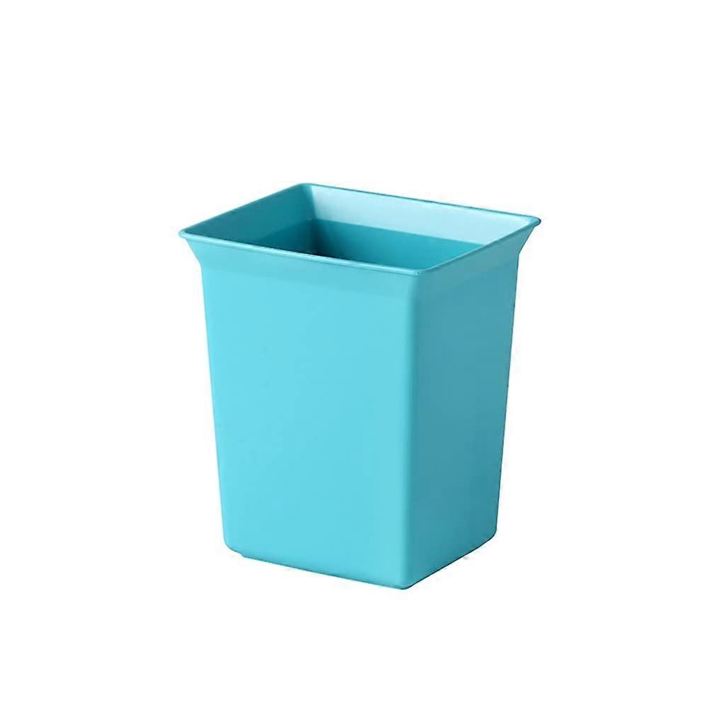Desktop Trash Can Mini Garbage Bin Small Plastic Square Waste Basket for Office Kitchen Bedroom