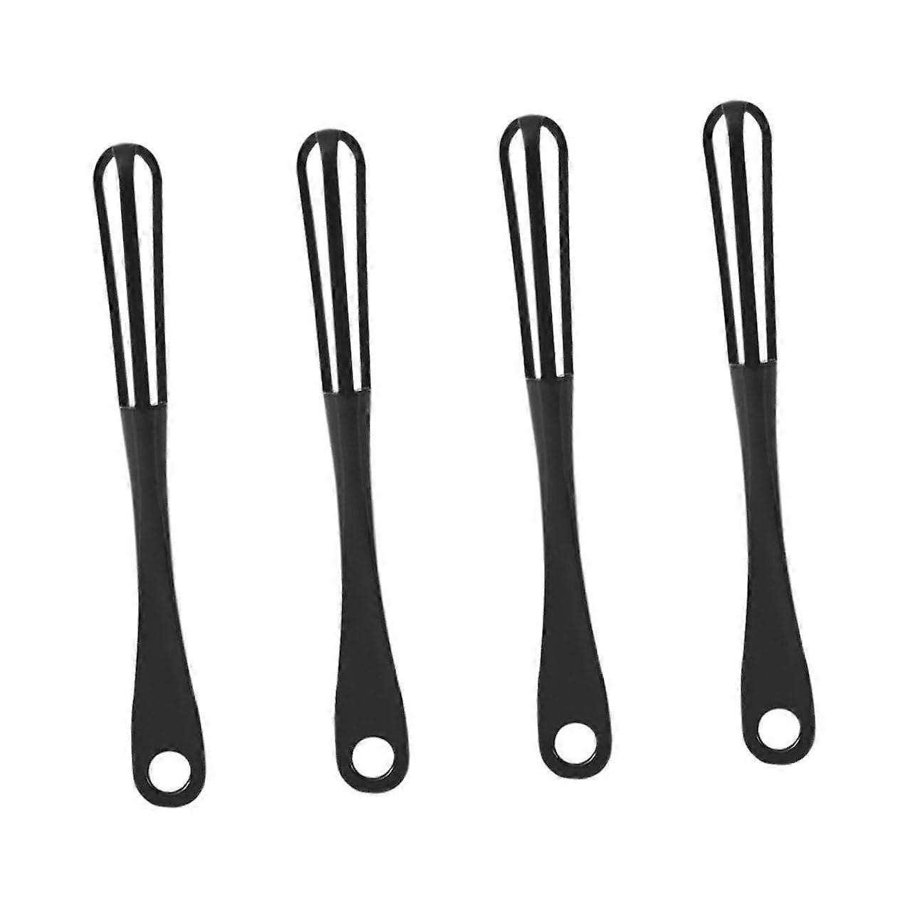 4Pcs Manual Egg Beater Set for Baking and Cooking with Ergonomic Grip and Efficient Mixing