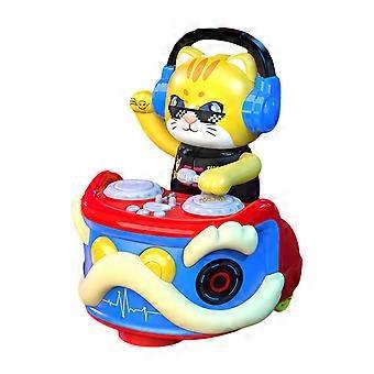 Legetøj Elektrisk DJ Disc Cats, Laver Hip-hop Universal Hjul Danserobot, Elektrisk
