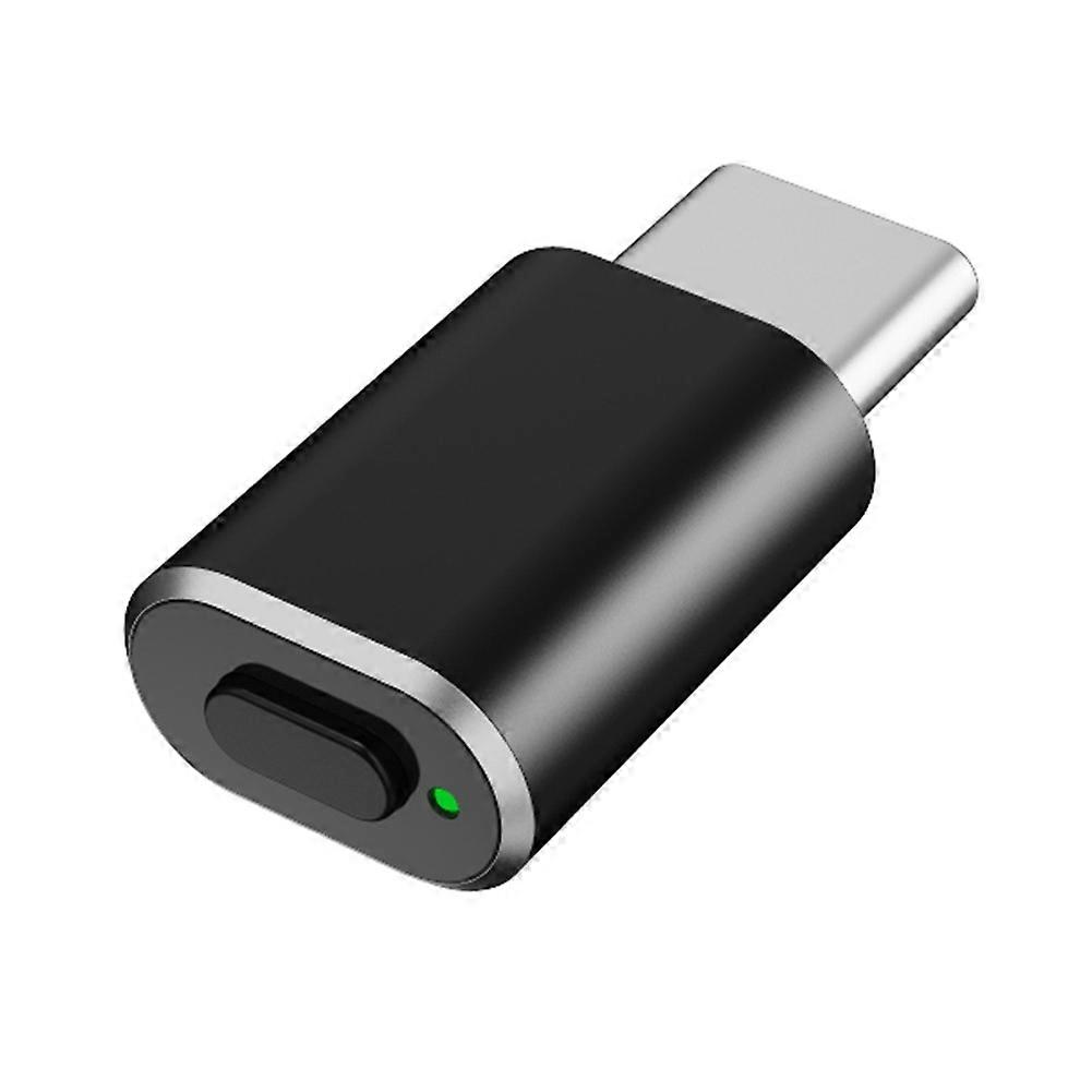 Type C Mouse Jiggler Undetectable Mouse Mover USB C Mouse Shaker Simulated Mouse Movement for Keep Computer Awake Black