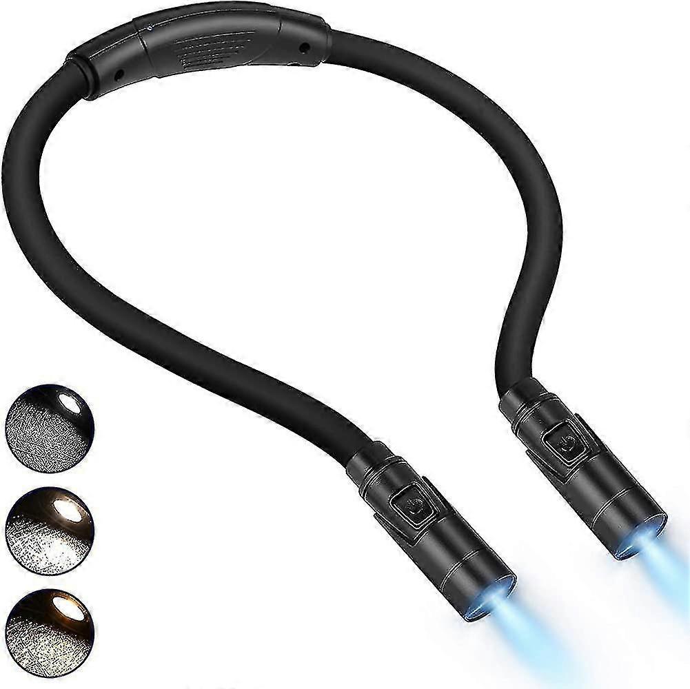 Rechargeable Led Reading Light For Reading In Bed, Keeps Your Arms Free