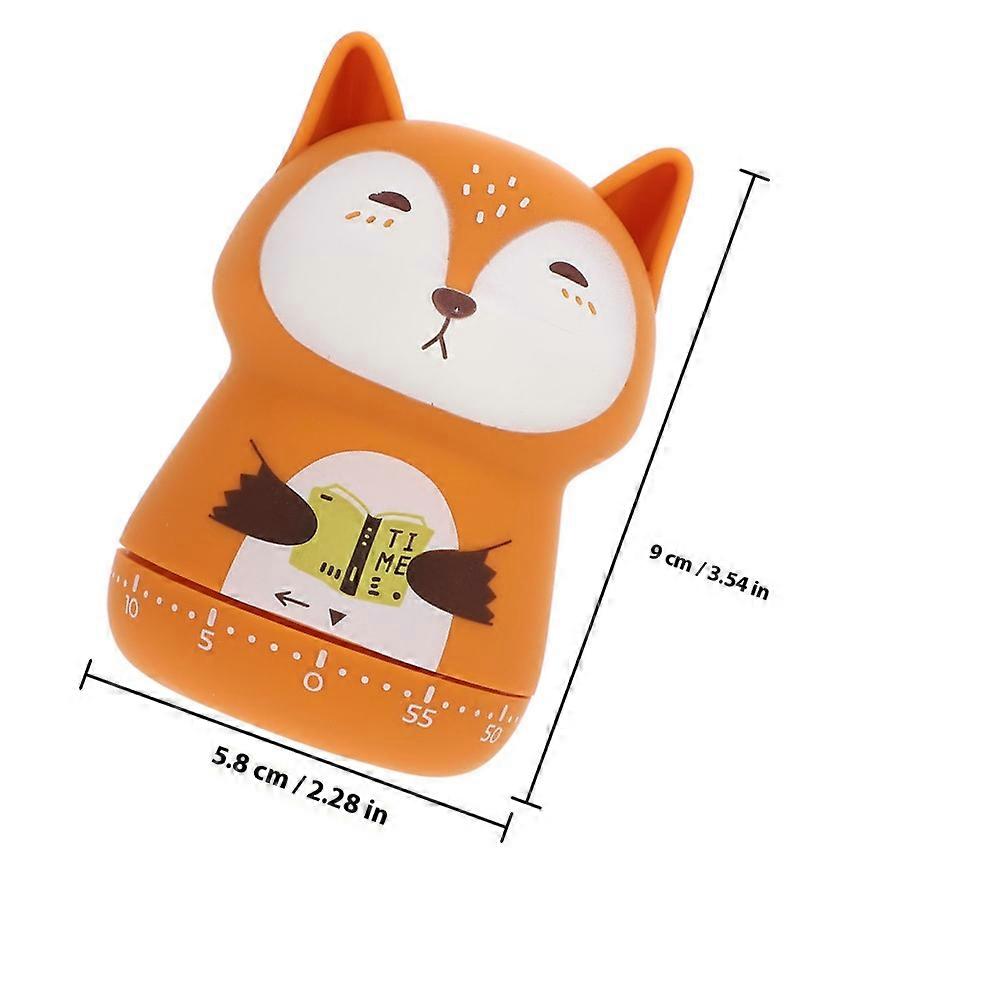 Animal-Shape Timer Cartoon Cooking Timer for Home 2Pcs Mechanical Countdown