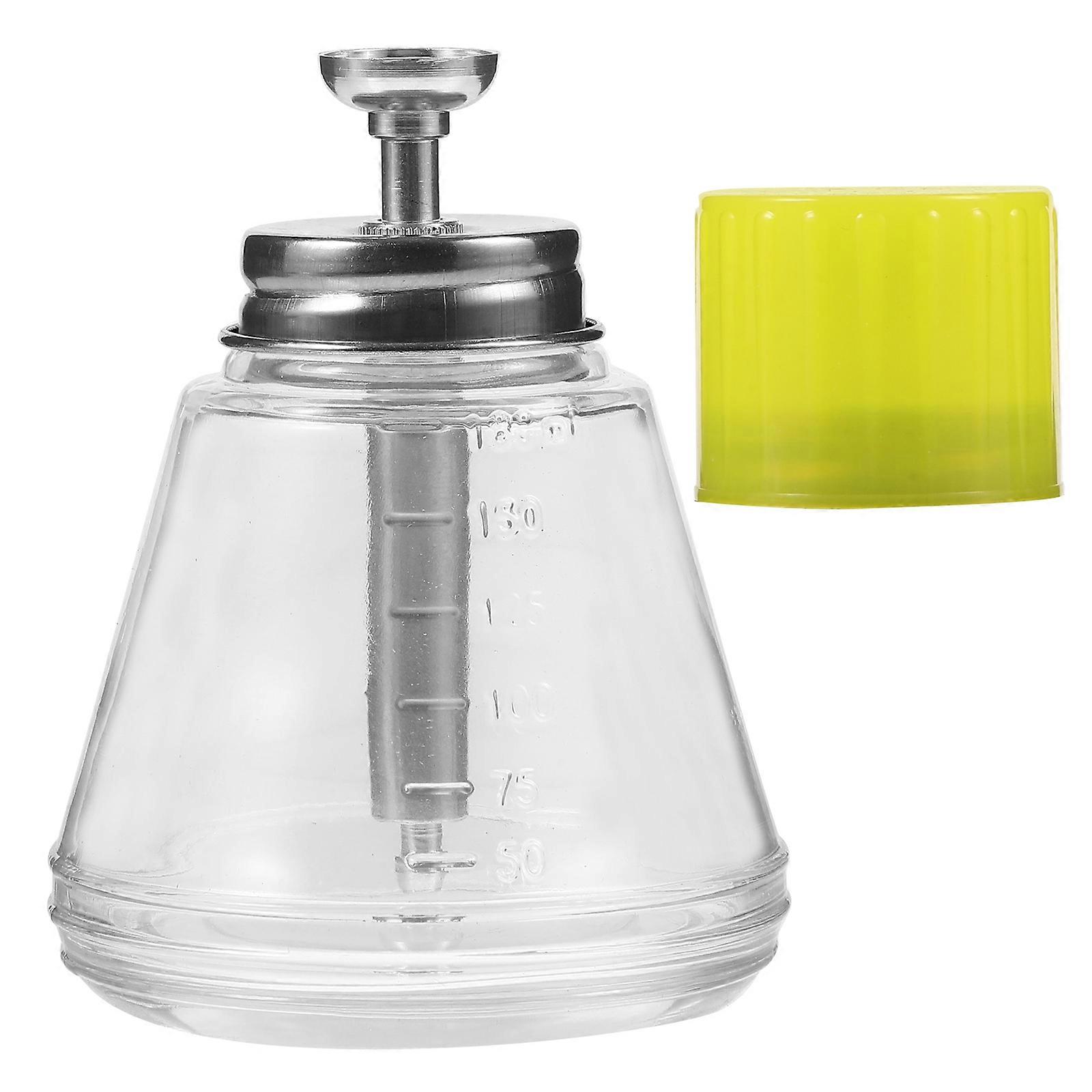 Empty Glass Pump Bottle for Nail Polish Remover 2Pcs Storage