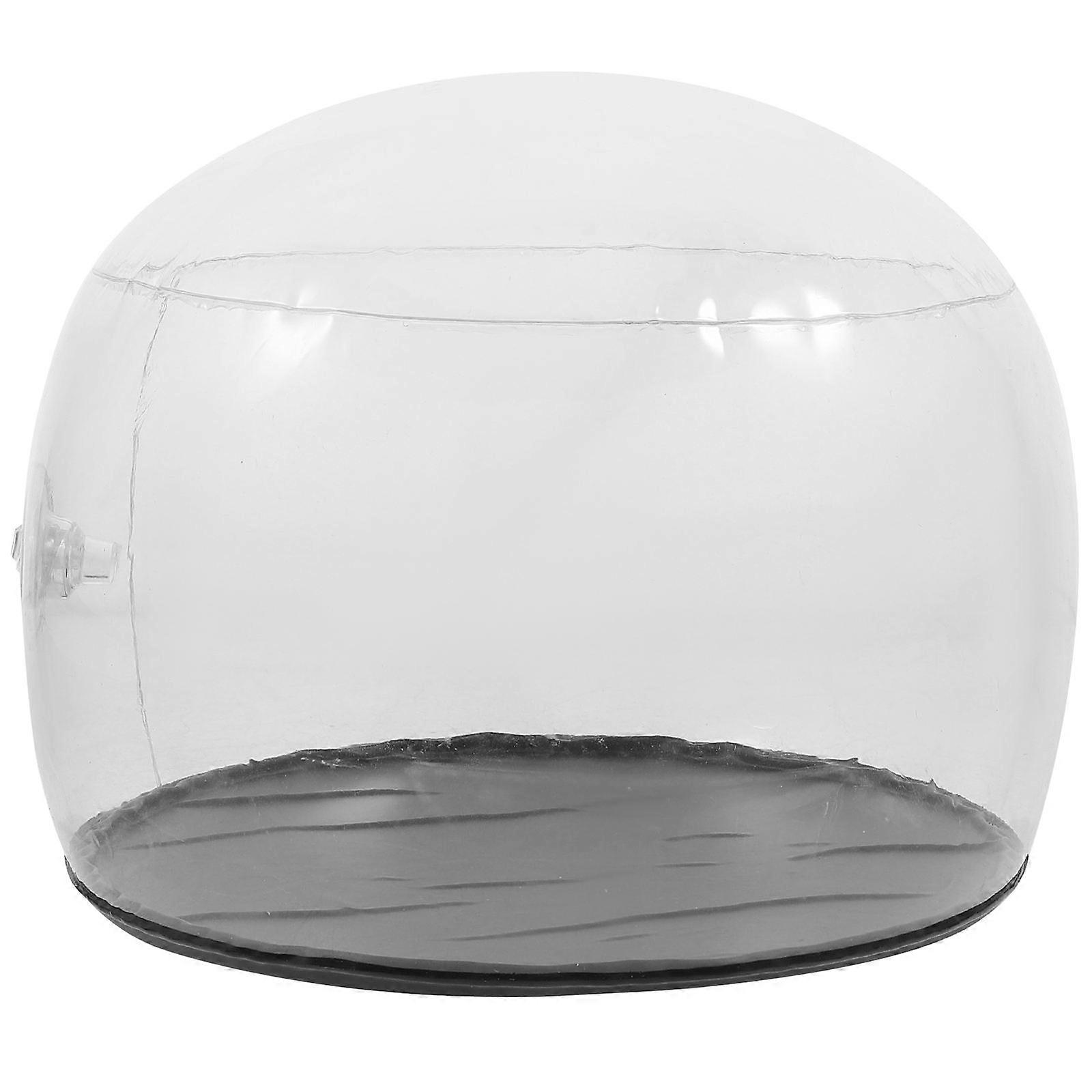 Inflatable Hat Stand Black Plastic Cap Support for Hat Use