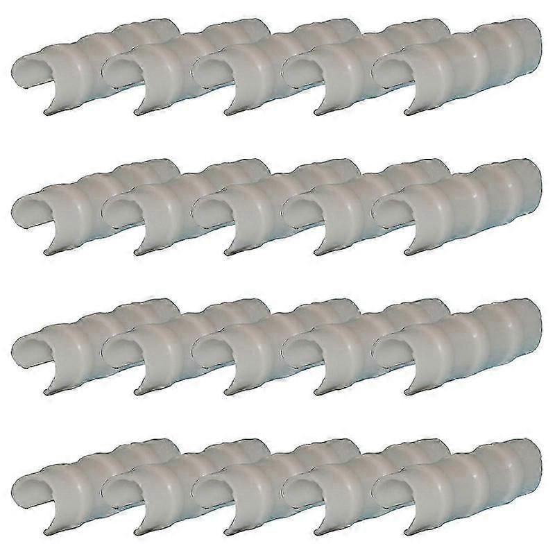 20pcs greenhouse pipe clips abs alloy rustproof