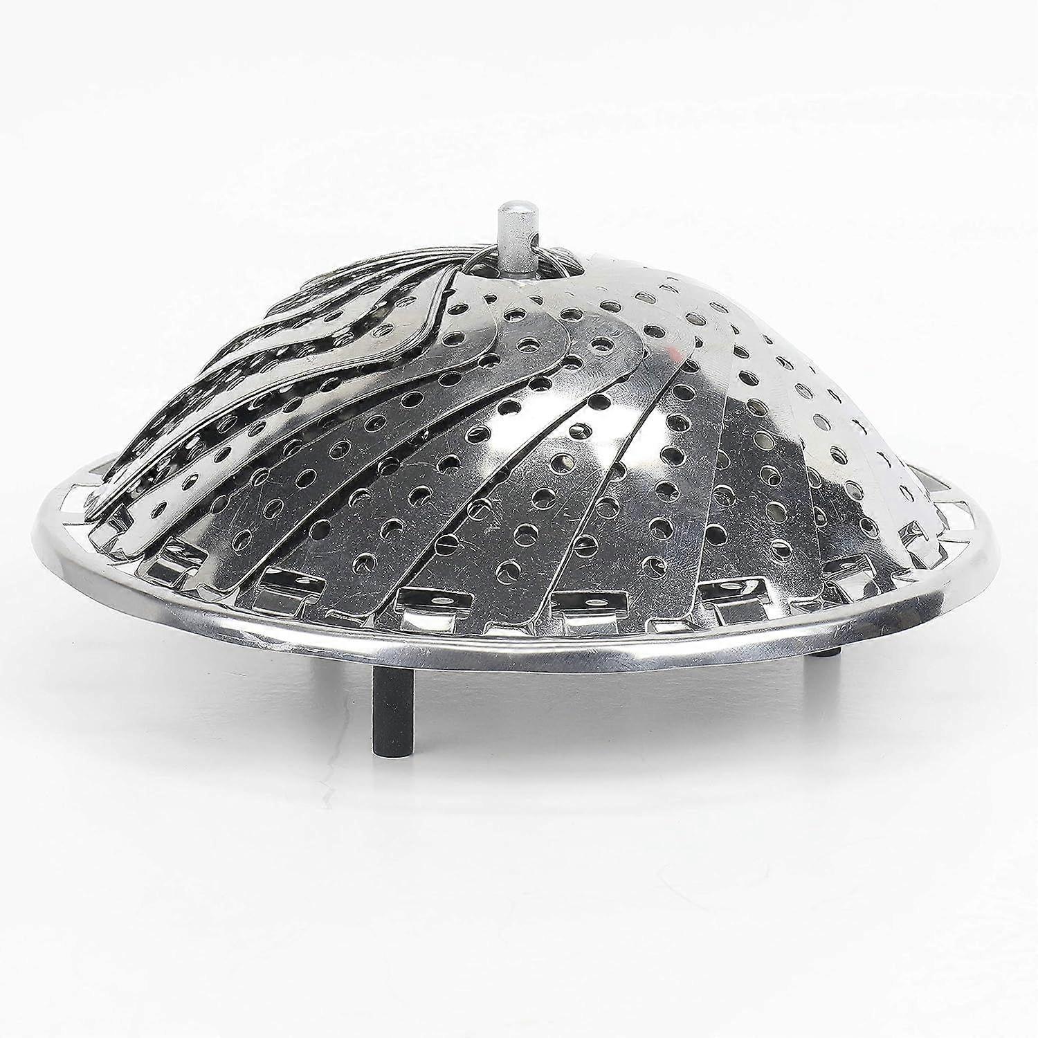 Cesto para cozinhar a vapor clássico de 15 cm (6 polegadas), extensível até 24 cm (9,5 polegadas), em aço inoxidável.