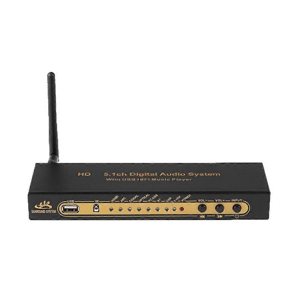 DTS AC3 5.1 Channel Audio Decoder Conversion Bluetooth -Compatible Splitter USB Computer Sound Card