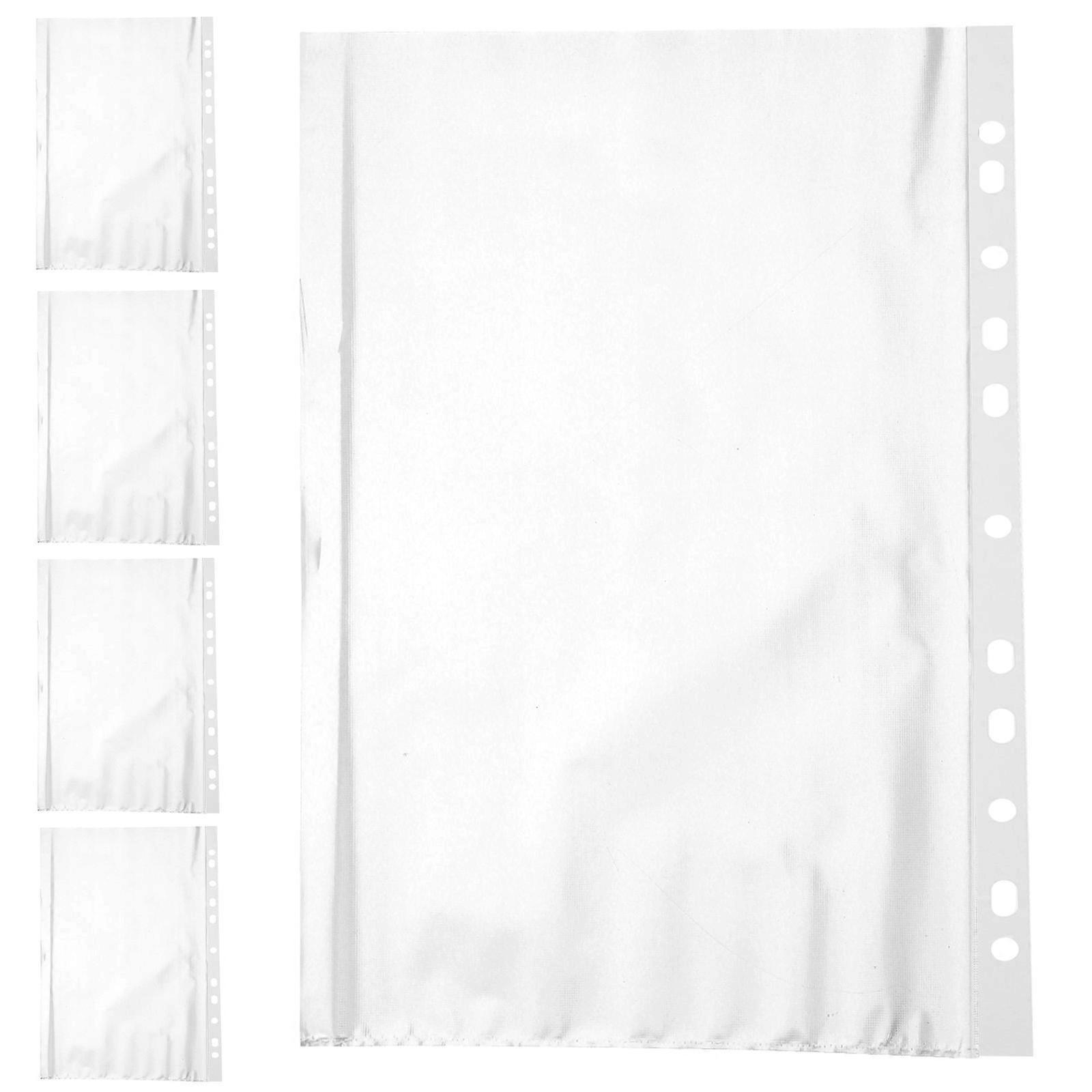 Punched Pockets A4 Binder Folders for Storage 400Pcs Creative File Protectors