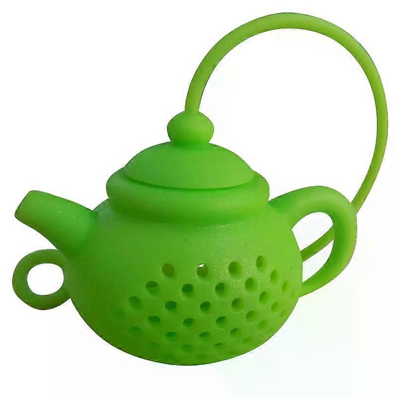 1Pcs Creative Teapot-Shape Tea Infuser Strainer Silicone Tea Bag Leaf Filter Diffuser Teaware Teapot Accessory Kitchen Gadget
