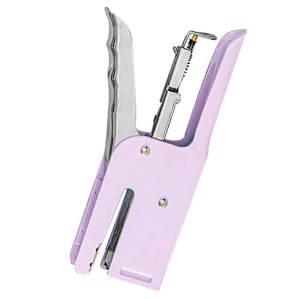 Office Supplies Hand Stapler Multi Function Metal File Stapler Purple 1Pack