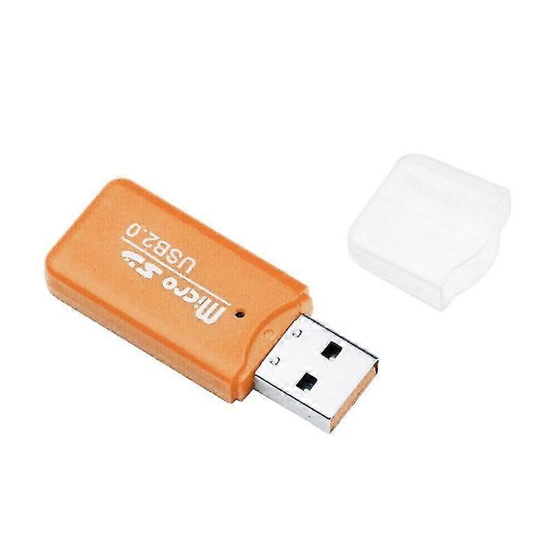 Mini Portable USB 2.0 TF Micro SD Memory Card Reader for PC Laptop Computer