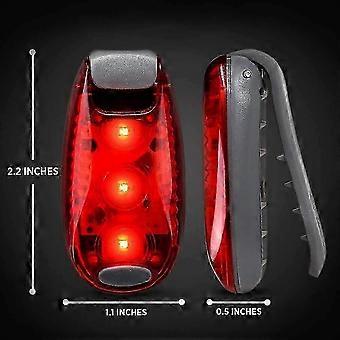 LED Safety Light (6 Pack), Clip On Strobe Running Lights for Runners, Walking, Bicycle, Dog Collar, Stroller, Best Night High Visibility Accessories