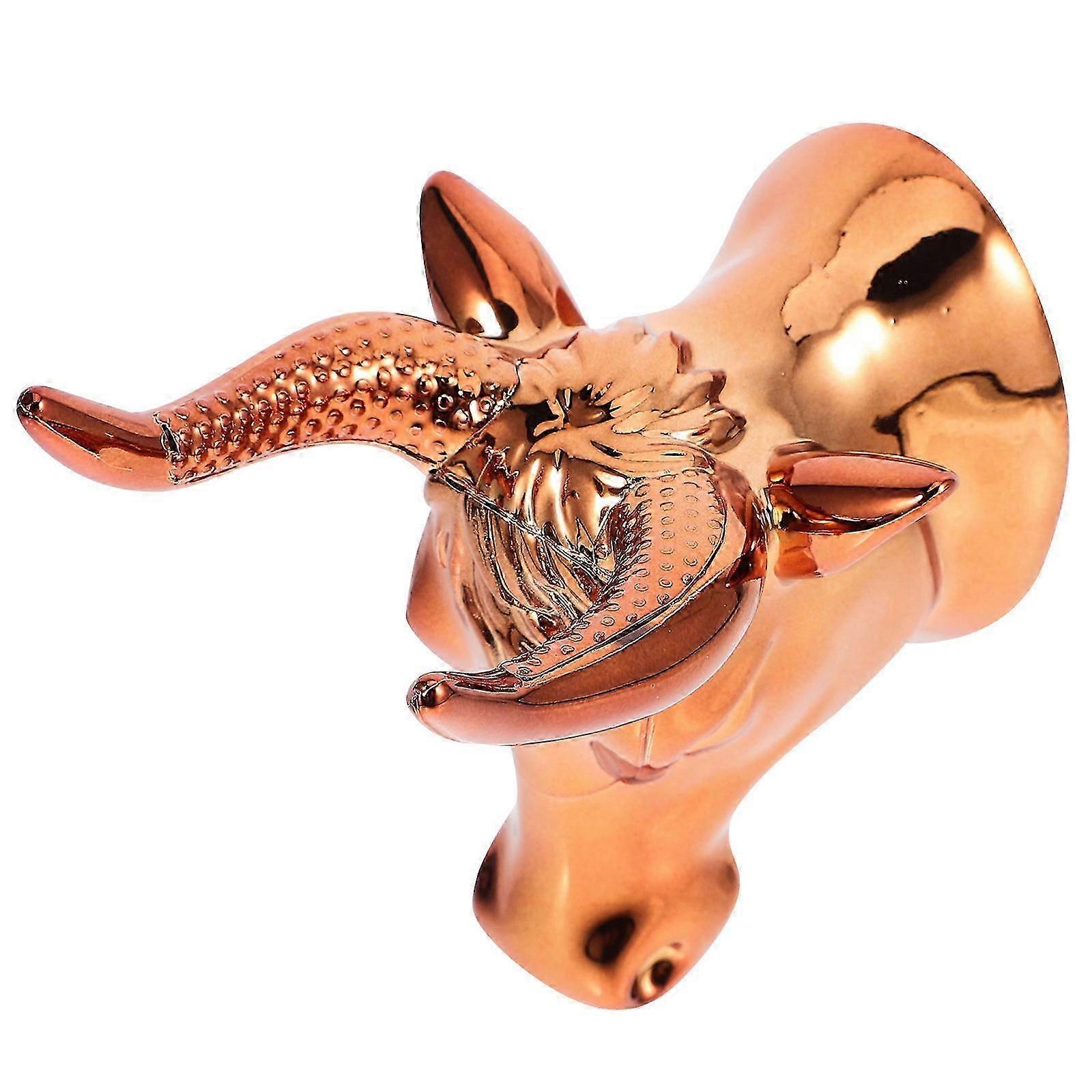Golden Ox Head Guitar Wall Hanger for String Instruments
