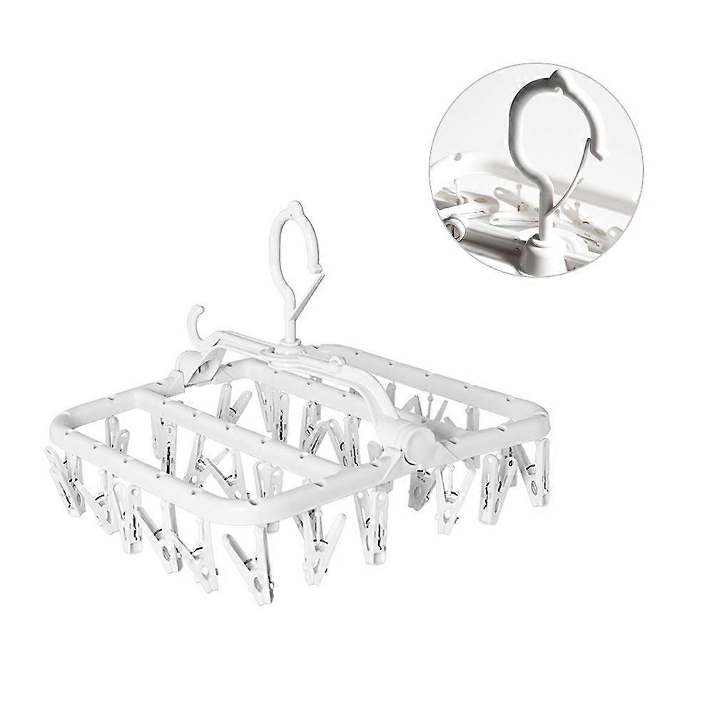 Foldable Household Hanger Clothes Drying Rack for Drying Clothes