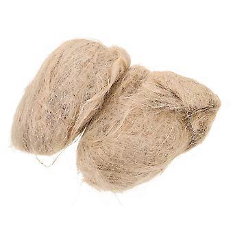 2pcs naturel mixte oiseau nidification matériel Colibri nidification Fournitures pour jardin en cage et troncs d’arbres pour perroquets pinsons canaris