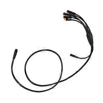 1T6 Electric Bike Connector Wire 9Pin Durable Plug Scooter Controller Cable set for Julet System & Display Integration Multicolor
