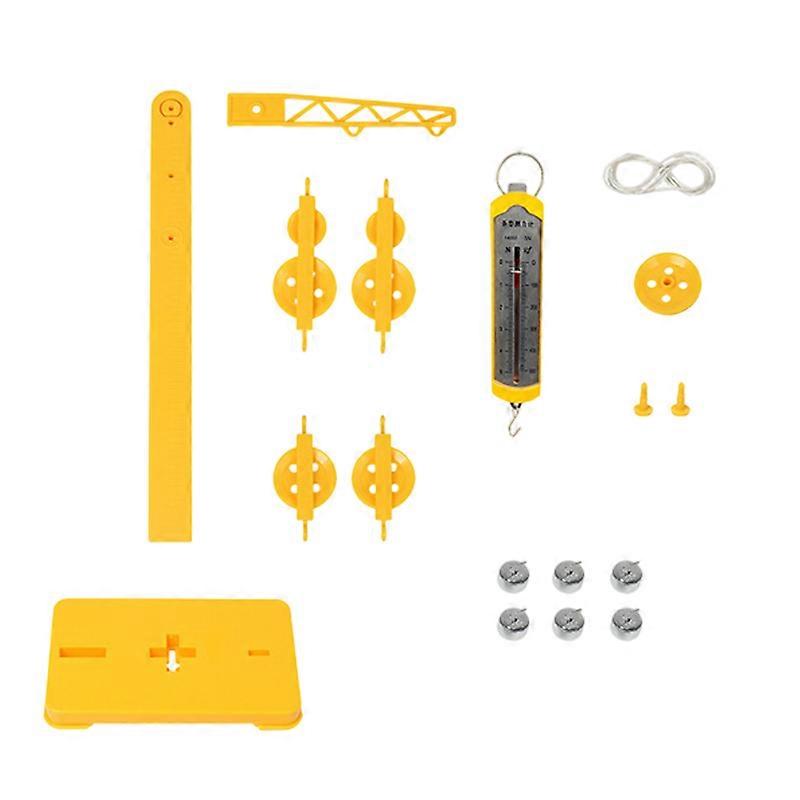 Educational Pulley And Levers Kit compatible with Students - Classroom Set Mechanics Experiments Teaching Tools