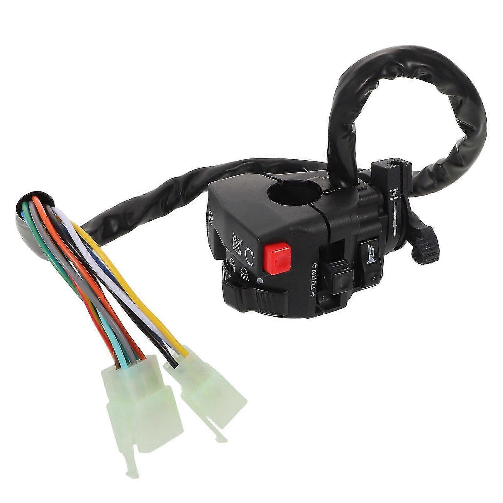 Universal Left Handlebar 5 Function Switch Assembly for 110cc-250cc Atvs Motorcycles And Quad Bikes Engine Start Kill Light Control