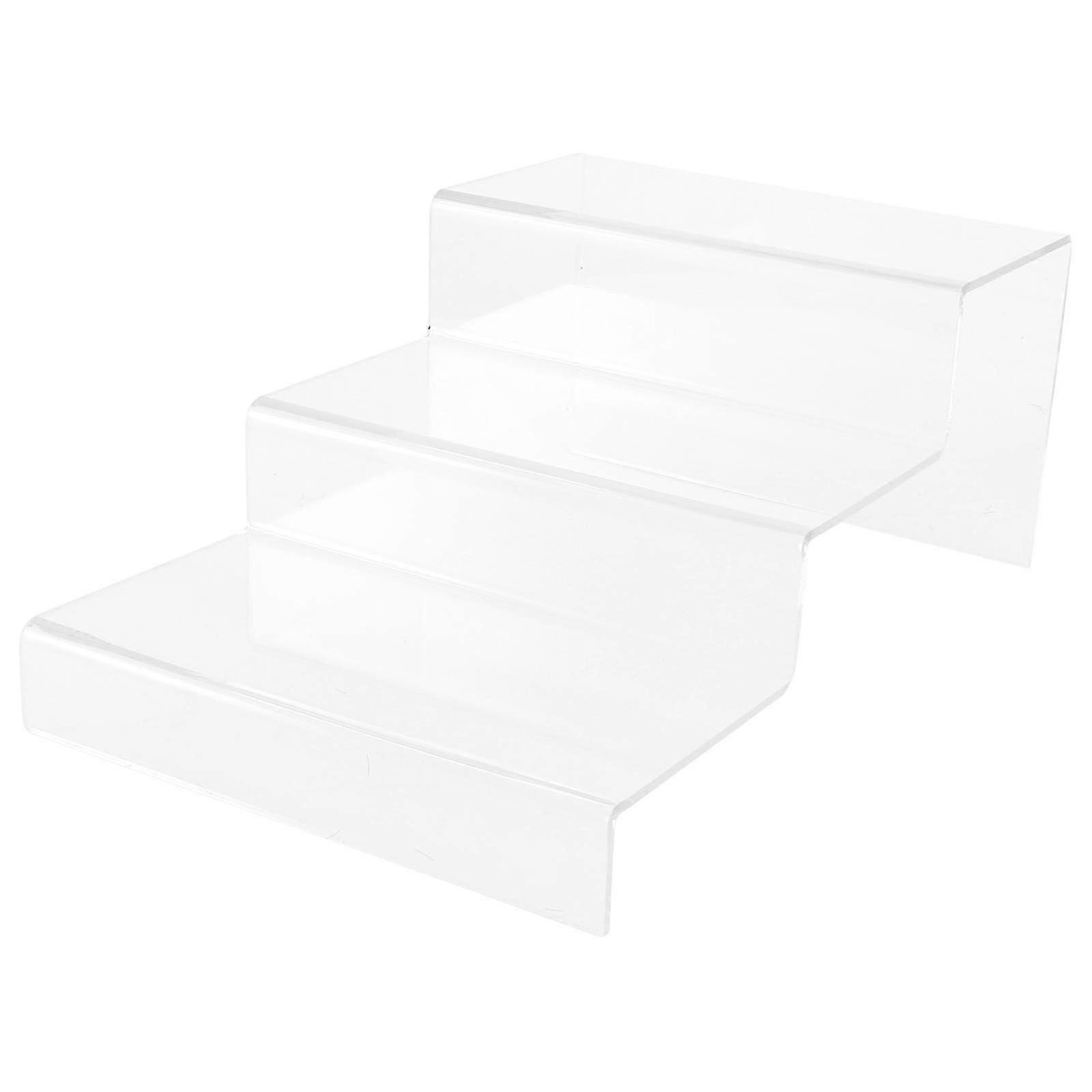 1pc Shoes Storage Rack Three-layer Display Rack Display Stand transparent
