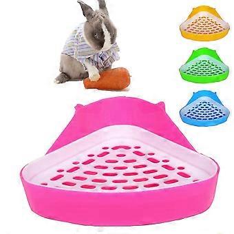 1 stuks Pet Toilet, Corner Potty Trainer Kattenbak, voor Hamster en Cavia (Random Color)