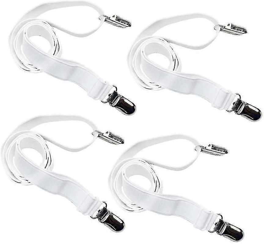 4 Pack Adjustable Sheet Clips For Fitted Sheets Fitted Sheets With Suspender