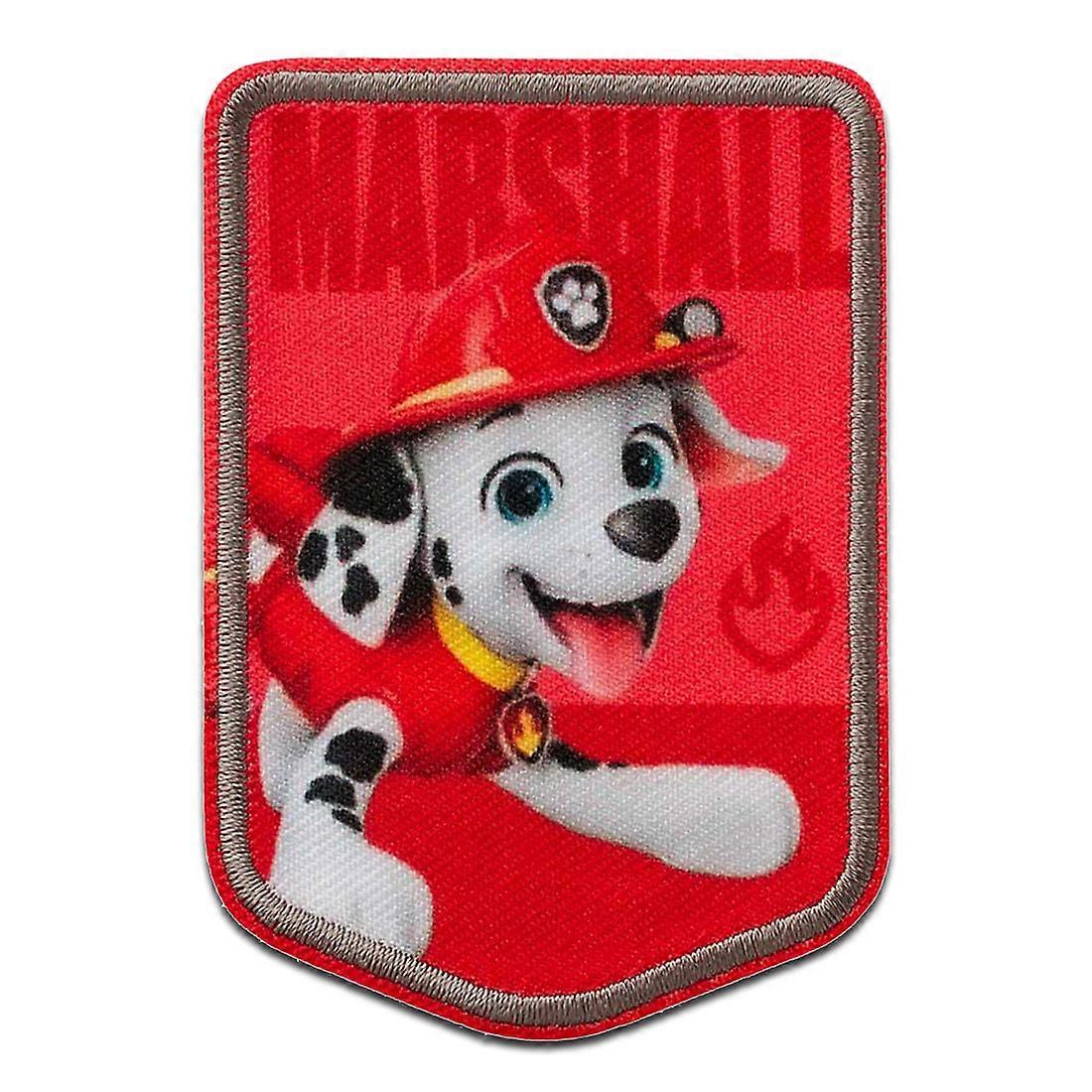 Paw Patrol Marshall - patch, iron-on patch, iron-on patch, size: 7.8 x 5.5 cm