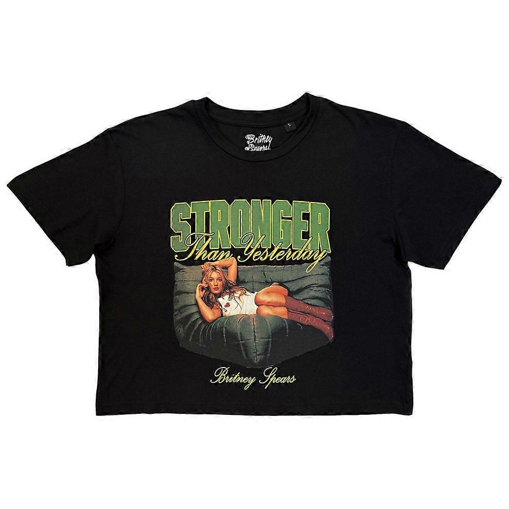 Britney Spears Stronger Than Yesterday Crop Top