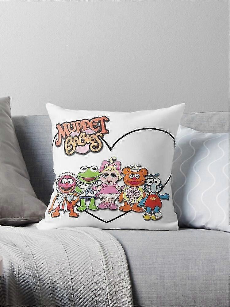 Capas de almofadas para bebês Muppet, capas de almofada para sofá de 16 x 16 polegadas, dois lados