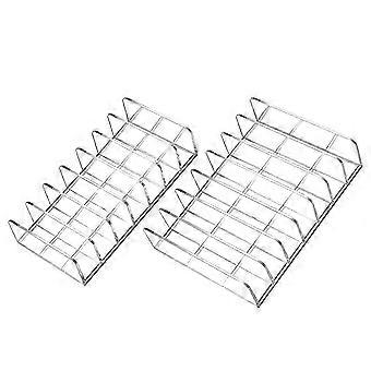 2 Pack Acrylic Makeup Eyeshadow Palette Organizer,7-Slot Display Case, Cosmetic Display Storage Holder Fit CD,Phone Case