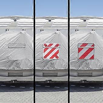 Bicycle cover XL for 2 bikes with compartment for warning signal plate (ripstop)