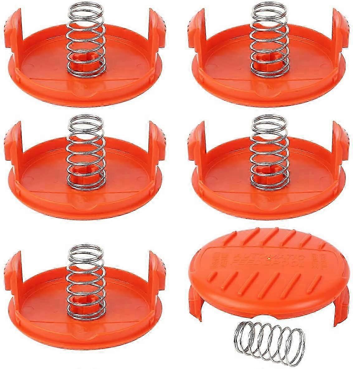 Spool Cap, 8 Pieces Replacement Spool Cap Caps Replacement Cover With 8 Piece Spring