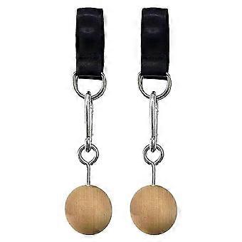 Wooden Handle Pull Up Ball Grip Finger Strengthener Exerciser Arm Muscle Strength Workout Climbing Fitness Accessories BHP