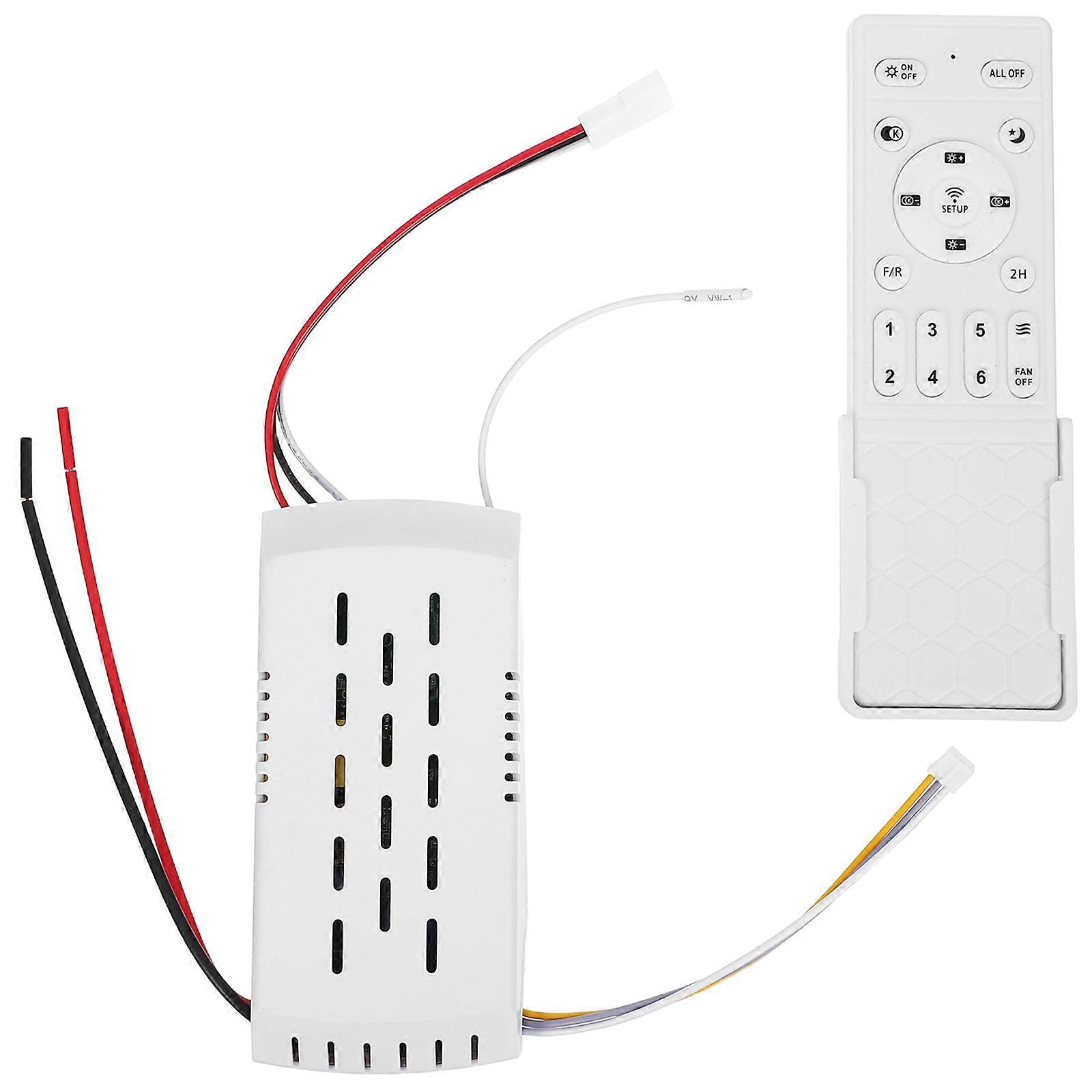 1 Set Ceiling Fan Remote - Dc Wireless Universal Remote For Ceiling Fans Light - Motor Controller With Speed Adjustable And Light Control Function For