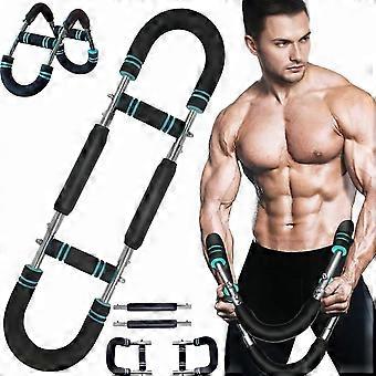 Twister Arm Trainer, 40-100lb justerbart brysttreningsutstyr, U-formet armtrener for mann, bærbar Power Twister Bar Muskelstyrkeforsterker